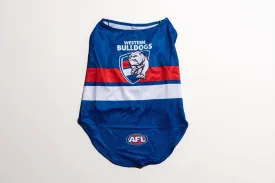 AFL Pet Jersey - Western Bulldogs - Size XS to XL - T-Shirt - Dog - Cat