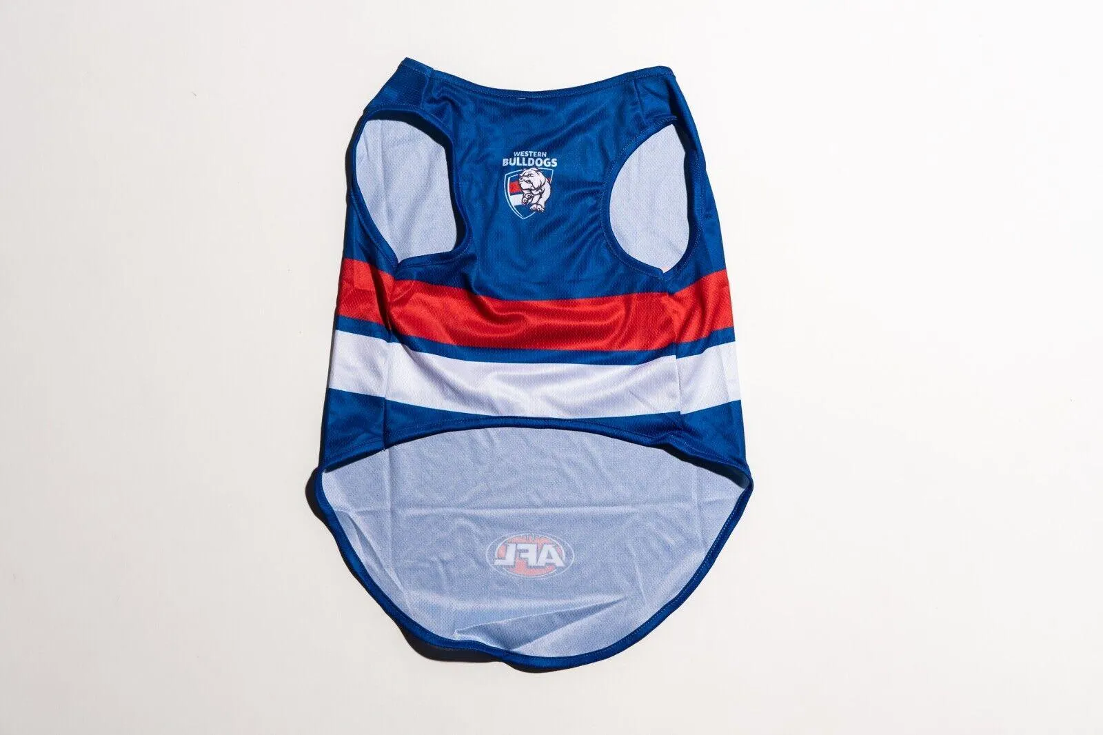 AFL Pet Jersey - Western Bulldogs - Size XS to XL - T-Shirt - Dog - Cat