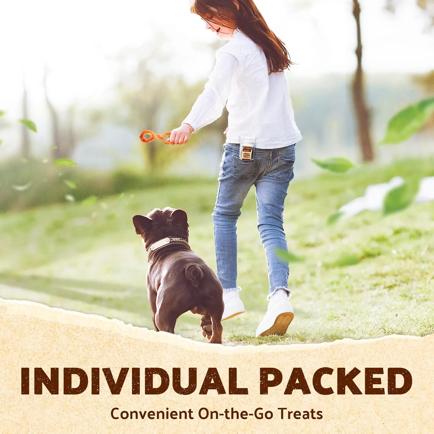 Afreschi Natural Turkey Tendon Bone (S) 40 Units/Box, Dog Treats for Signature Series, All Natural Human Grade Puppy Chew, Turkey Sourced from USA, Hypoallergenic, Rawhide Alternative