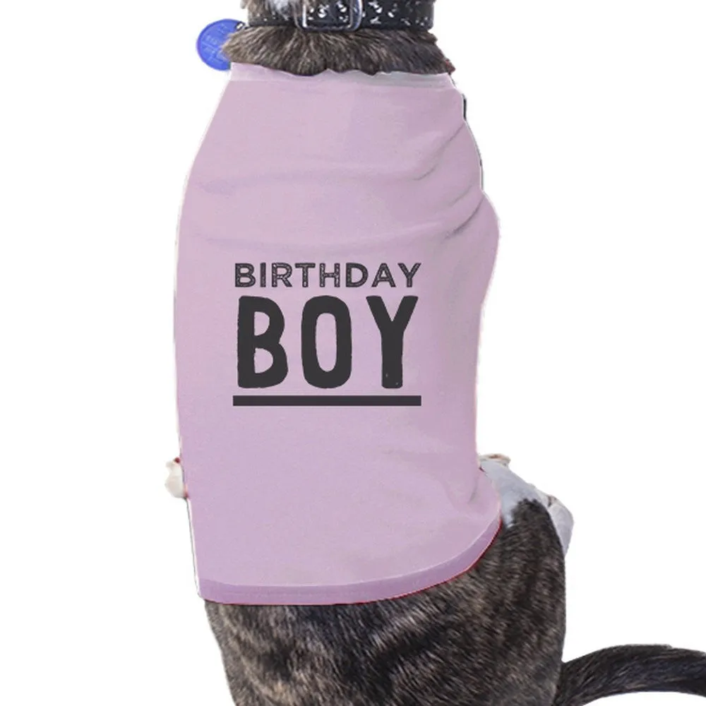 Birthday Boy Pets Pink Shirt