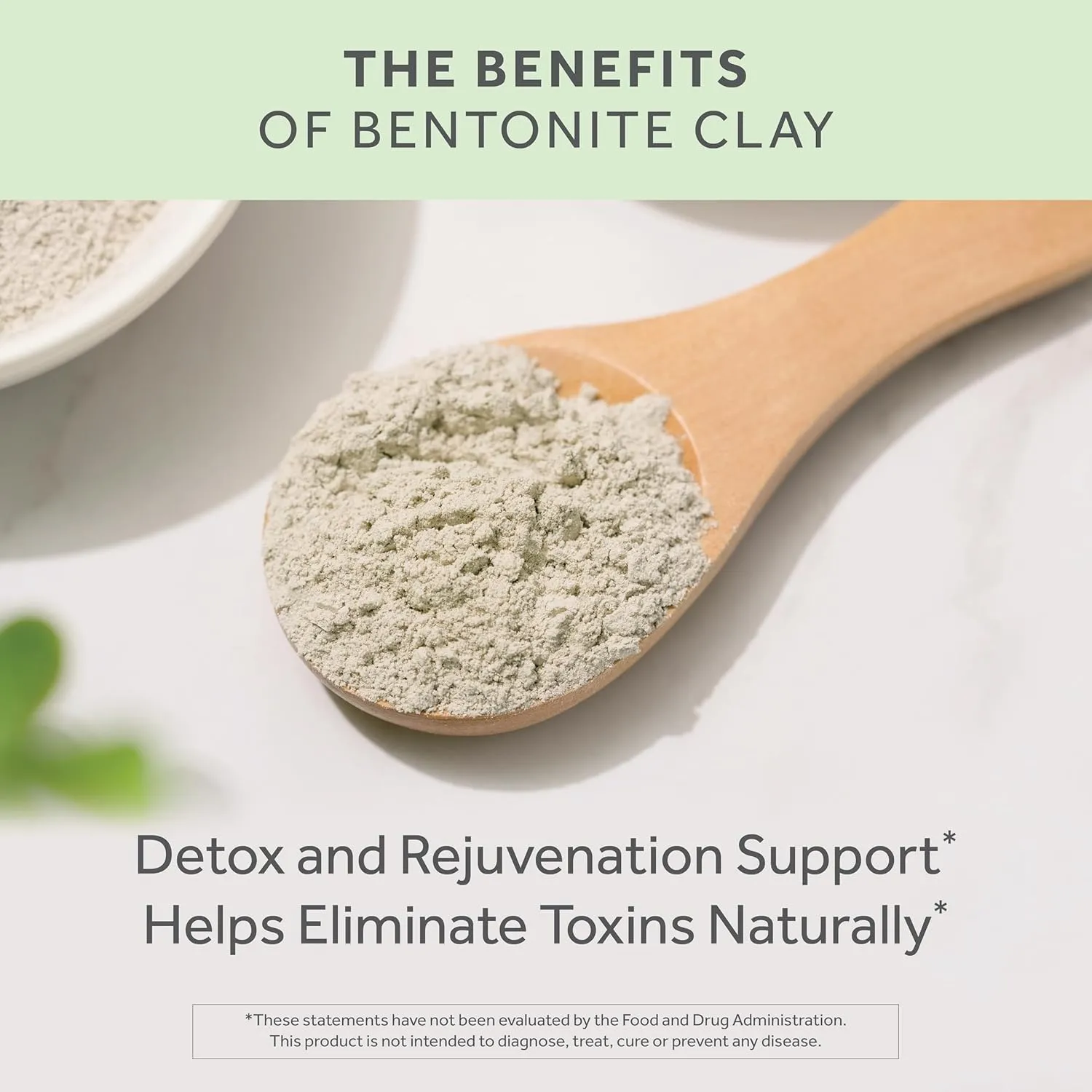 Calcium Bentonite Clay Food Grade Powder 1 Lb  Pharmaceutical | Natural Heavy Metal Detox & Pore Cleansing | Indian Healing | DIY Hair & Facial Mask | Toothpaste, Deo, Bath & Foot Soak