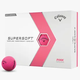 Callaway SuperSoft Golf Balls Matte Pink - Dozen