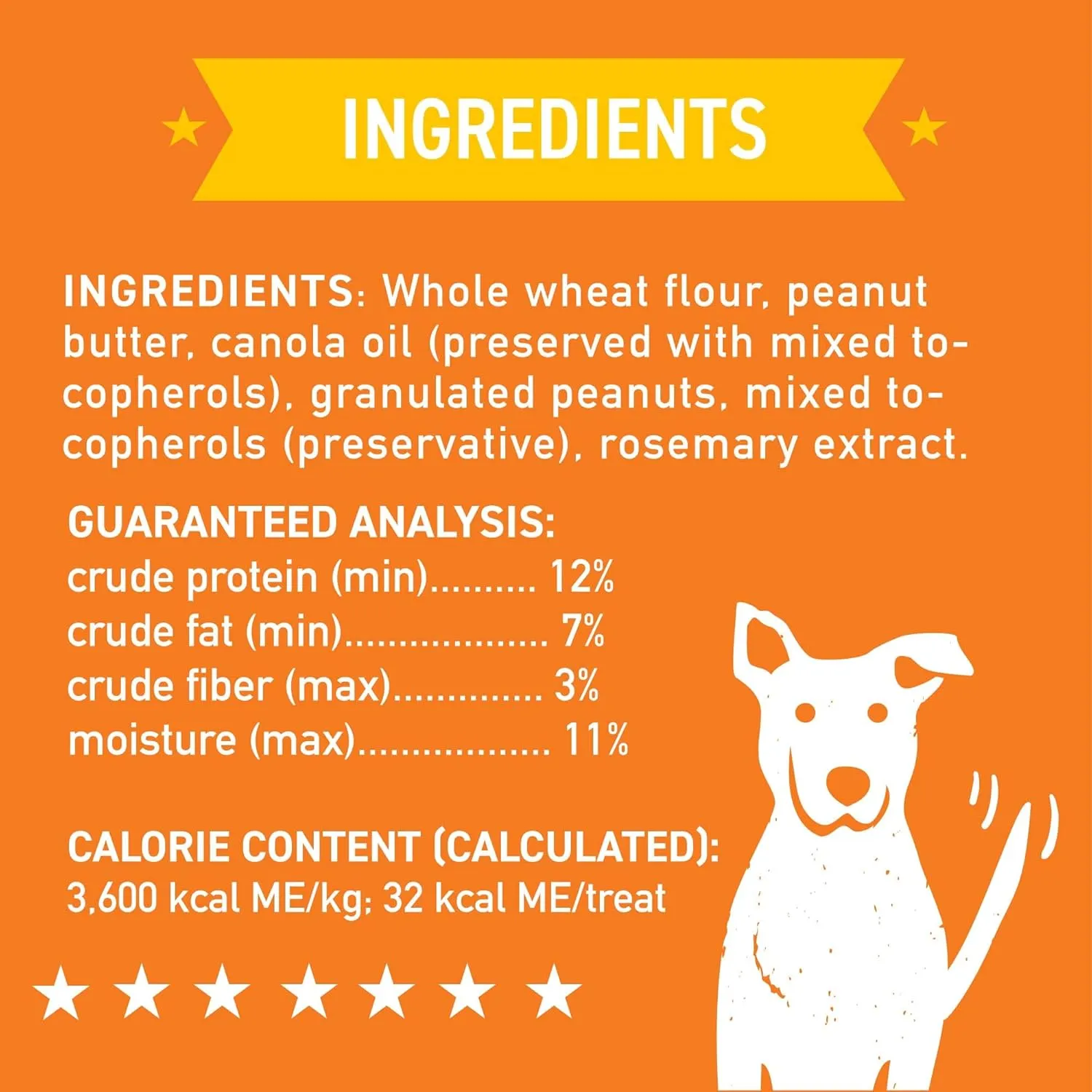 Cloud Star Wag More Bark Less Oats & Grains Crunchy Dog Treats, Peanut Butter, 16 oz. Box