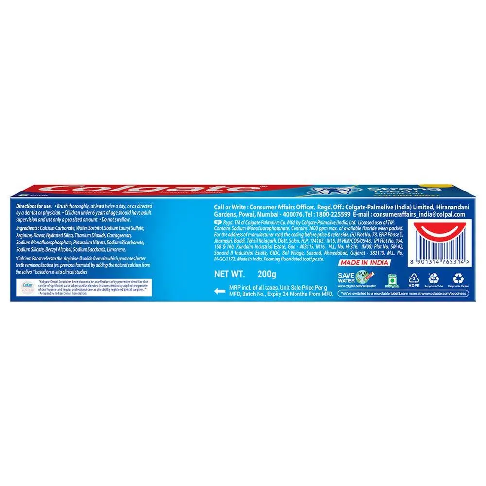 Colgate Tooth Paste 200g with 2 ToothBrush Free
