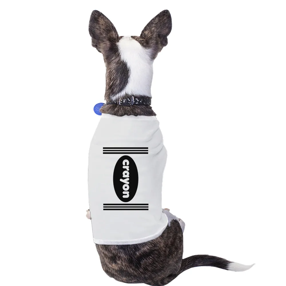 Crayon Pets White Shirt