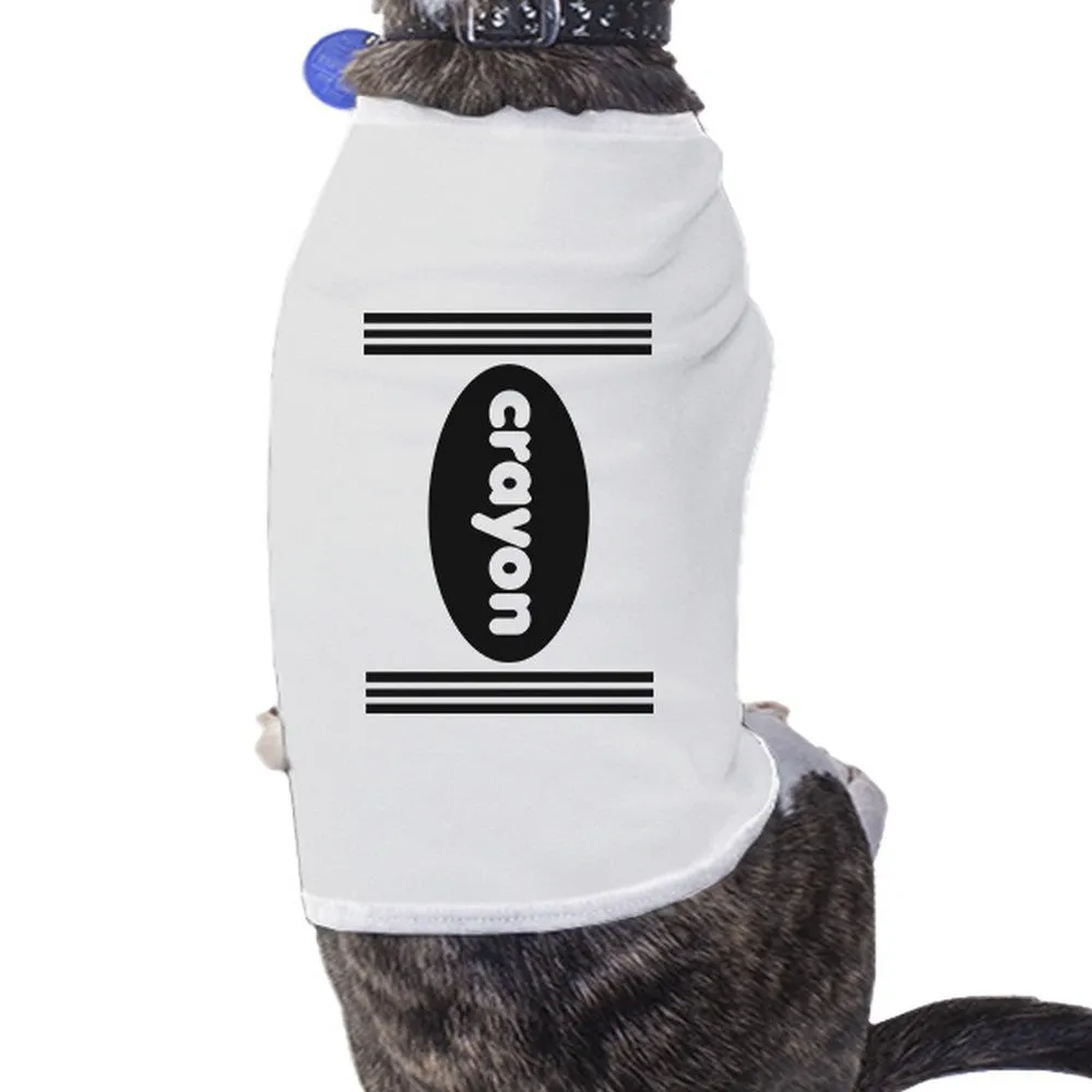 Crayon Pets White Shirt