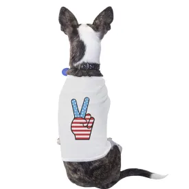Cute American Flag Pet T Shirt Unique Patriotic Gifts For Veterans