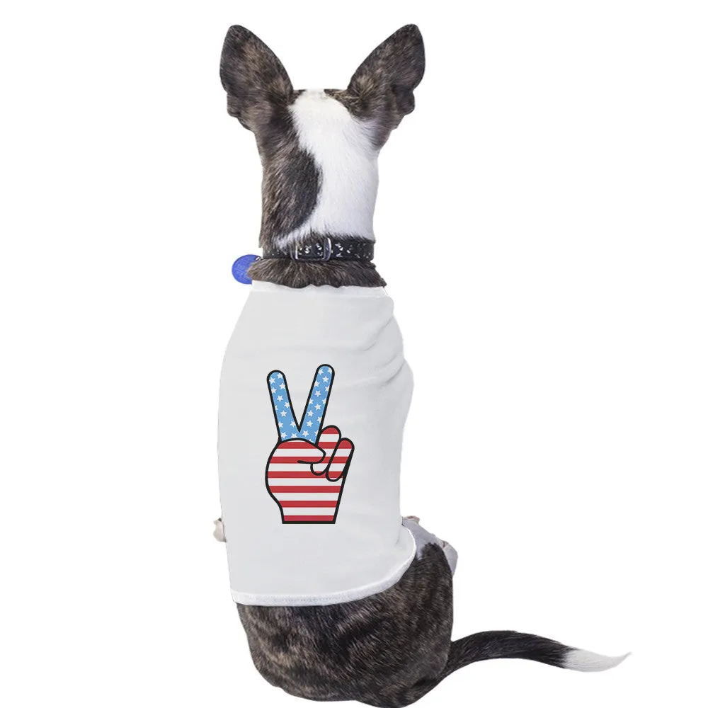 Cute American Flag Pet T Shirt Unique Patriotic Gifts For Veterans