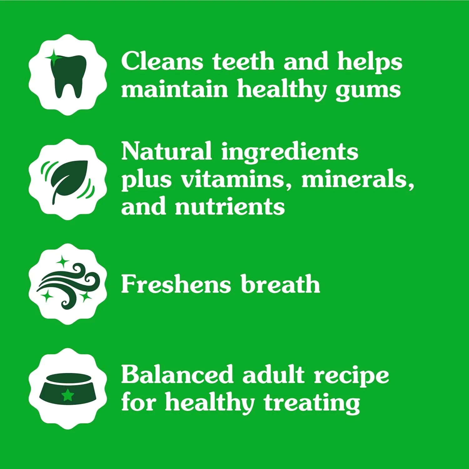 Greenies Original Petite Natural Dental Care Dog Treats, 36 oz. Pack (60 Treats)