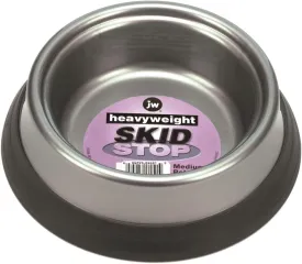 JW Pet Skid Stop Heavyweight Pet Bowl - Medium - 1 Bowl- Assorted Colors