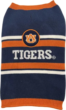 NCAA Auburn Tigers Dog Sweater, Size Extra Small. Warm and Cozy Knit Pet Sweater with NCAA Team Logo, Best Puppy Sweater for Large and Small Dogs