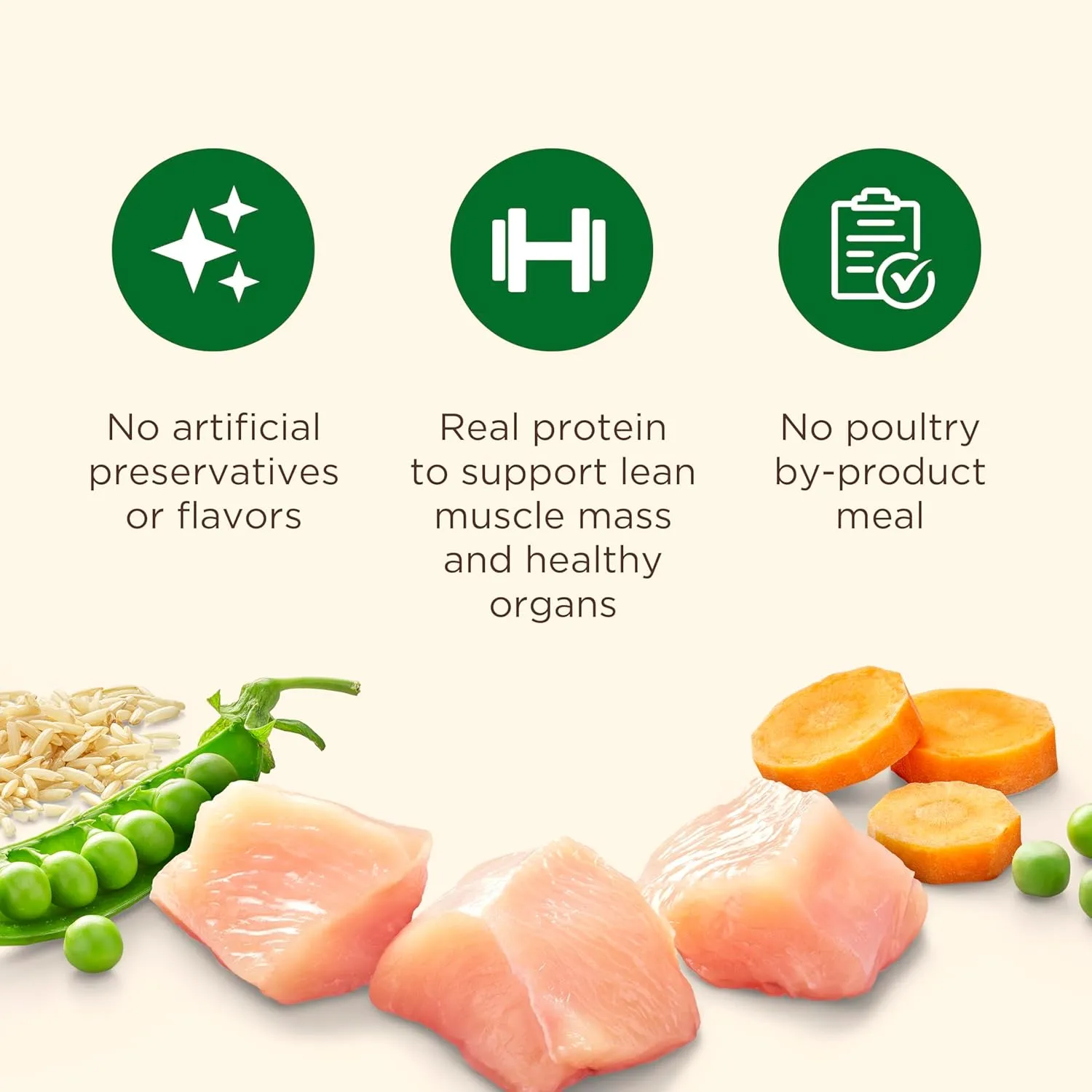 Nutrish Real Chicken & Veggies Recipe Whole Health Blend Dry Dog Food, 40 lb. Bag, Packaging May Vary (Rachael Ray)