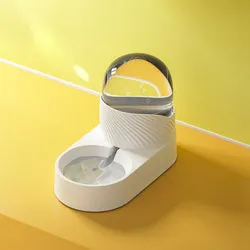 PAWS ASIA Wholesale New Luxury Automatic Plastic Food And Water Self Filling Double Dog Bowl Cat Set