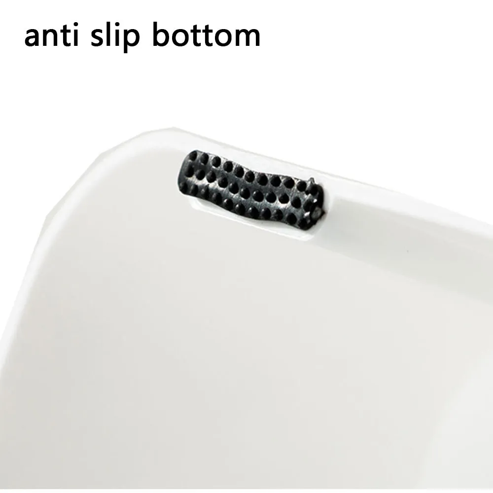 PAWS ASIA Wholesale Plastic Elevated Tilted Dual Purpose Water And Food Cat Bowl With Bottle