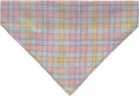 Pearhead Pet Pastel Plaid Bandana, Easter Pet Bandana, Spring Pet Gifts,Slide-On Dog Bandana, Pet Apparel, Pet Accessory, Pet Owner Gift Ideas, Medium/Large, M/L