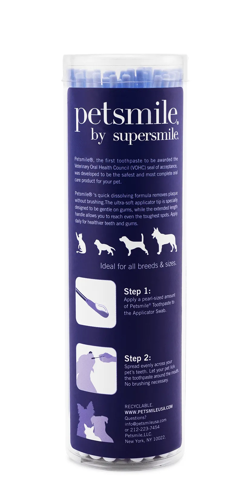 Petsmile Cat Toothpaste Applicator Swabs