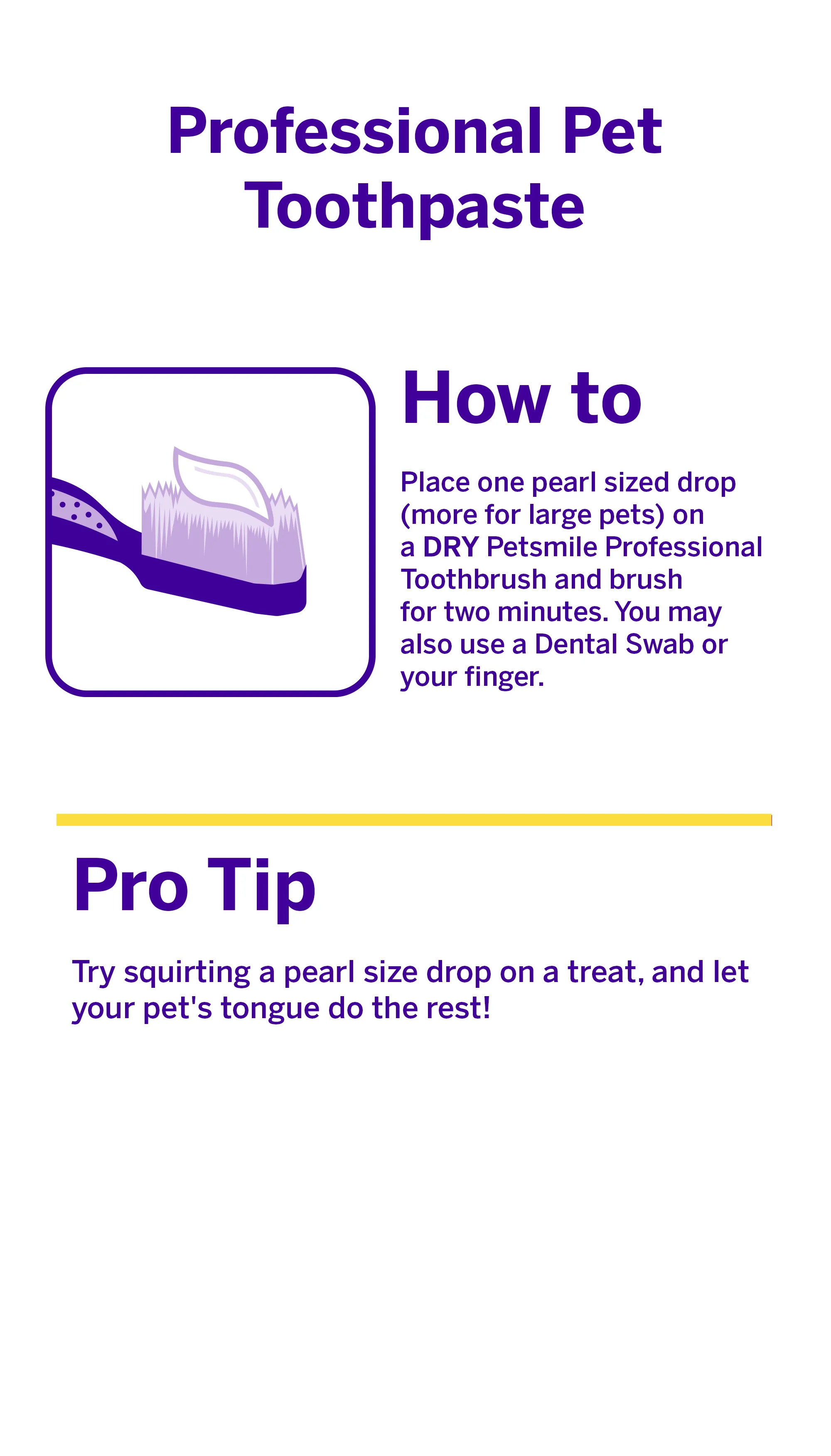 Professional Pet Toothpaste - London Broil Flavor - Small