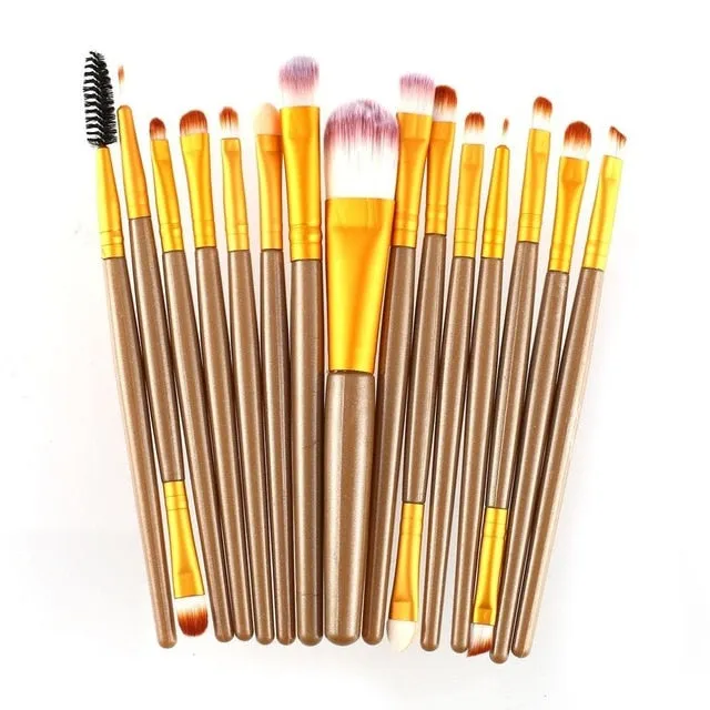 VenusFox Exclusive 15 piece Makeup Brush Kit
