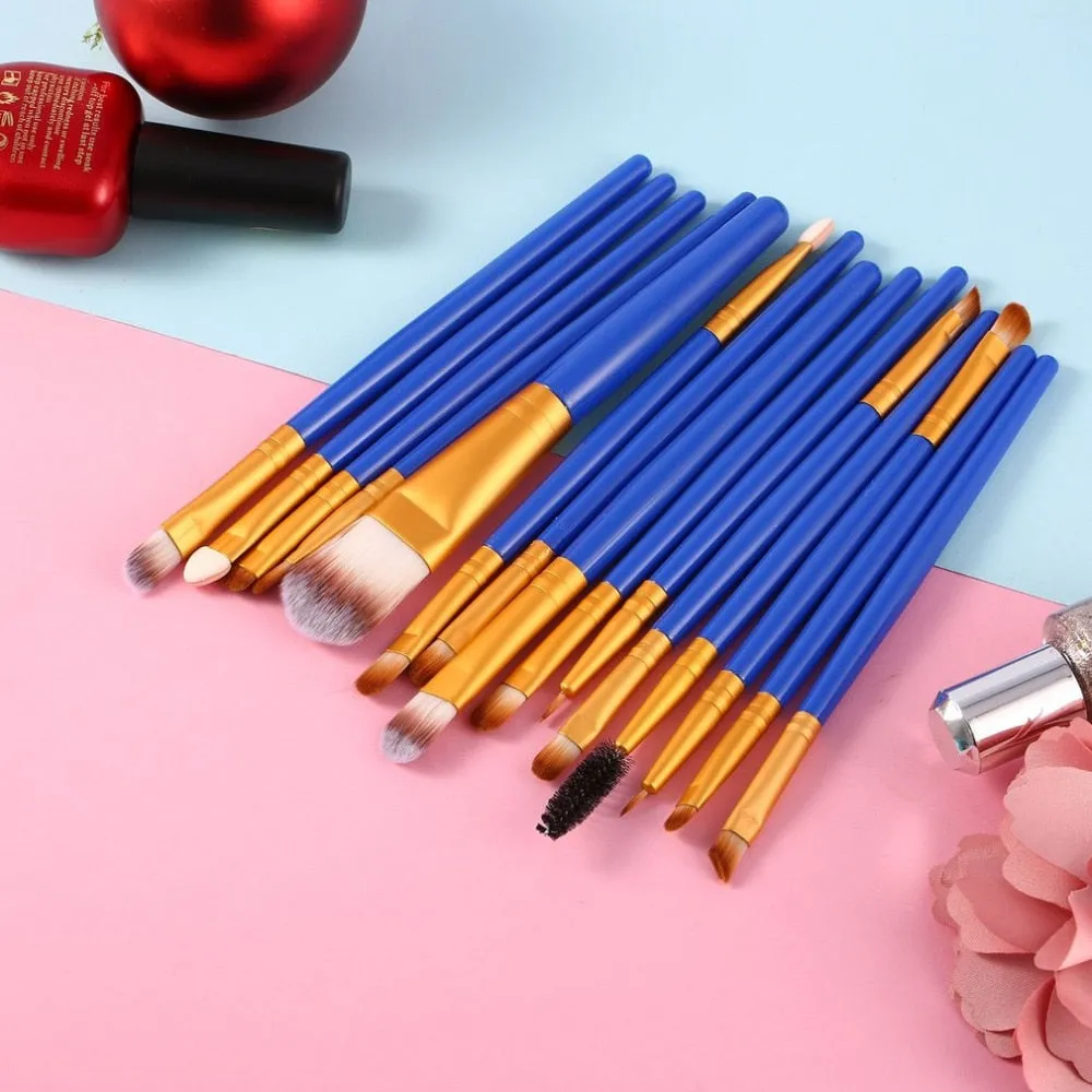 VenusFox Exclusive 15 piece Makeup Brush Kit