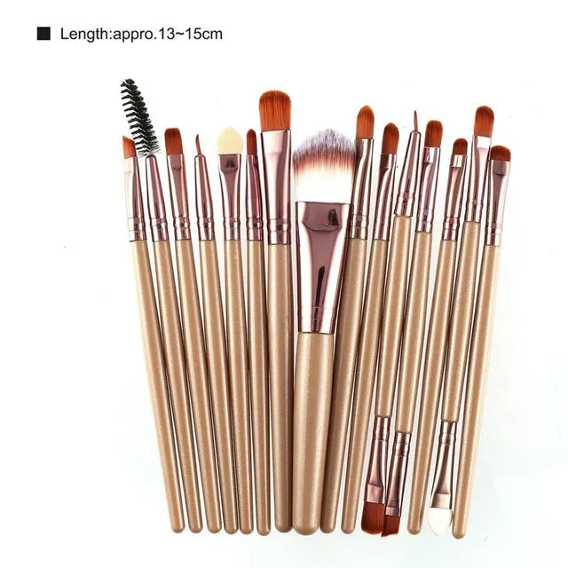 VenusFox Exclusive 15 piece Makeup Brush Kit