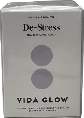 Vida Glow De-stress Supplements De Stress 60 caps
